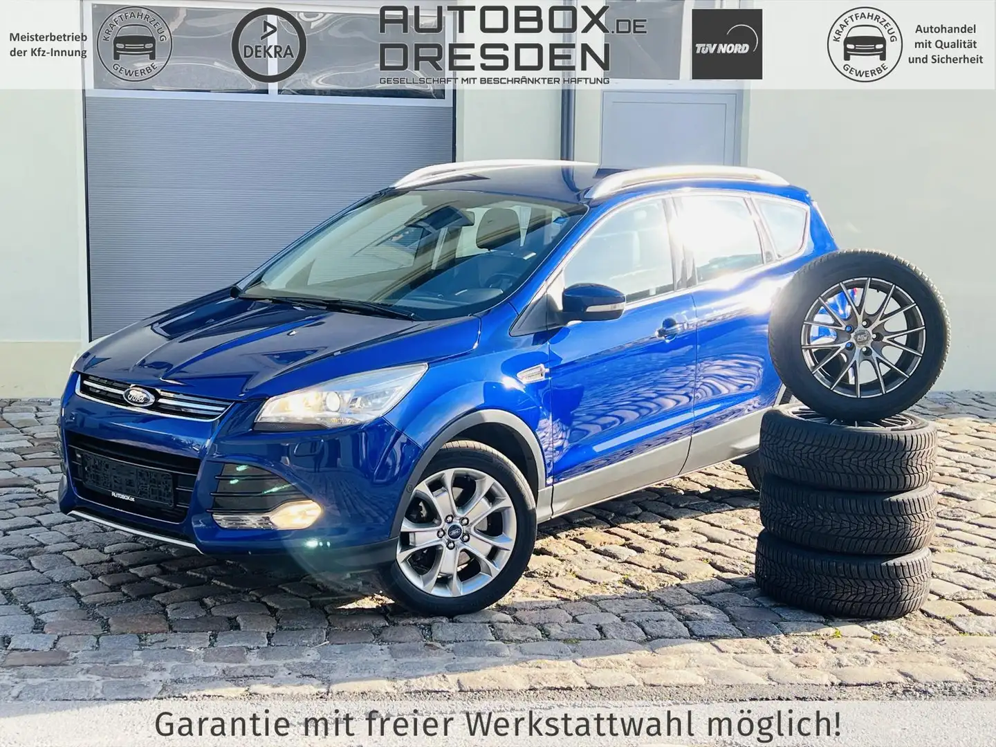 Ford Kuga 2.0 TDCi 4x4 Titanium +CAM+NAVI+BI-XENON+ Blau - 1