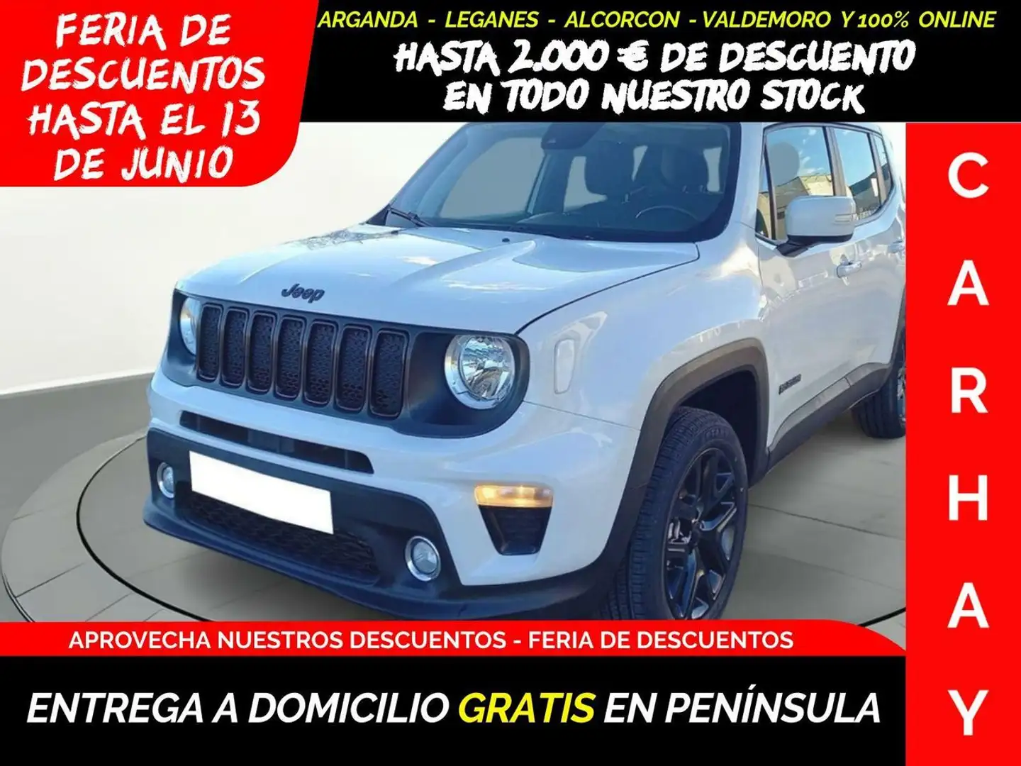 Jeep Renegade 2.0Mjt Night Eagle II 4x4 AD Blanco - 1