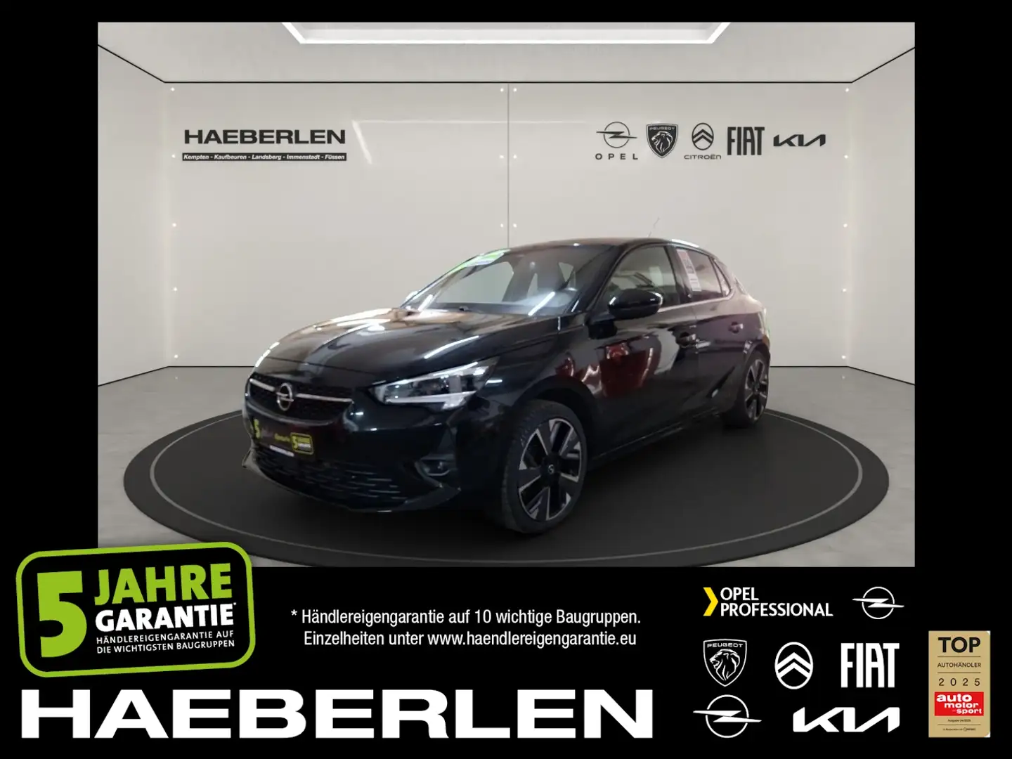 Opel Corsa F e Ultimate ACC+LED+Navi+SHZ+Kam.+KlimaA Zwart - 1
