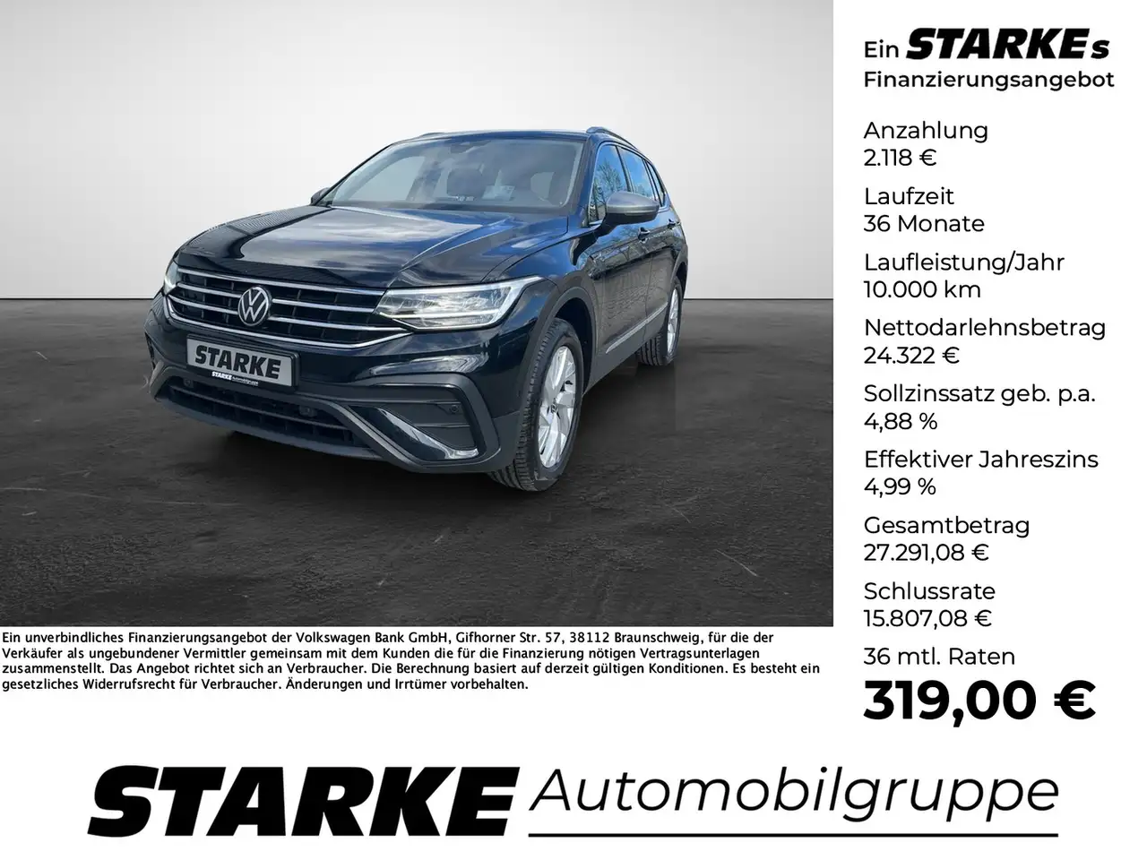 Volkswagen Tiguan Allspace 2.0 TDI DSG Life