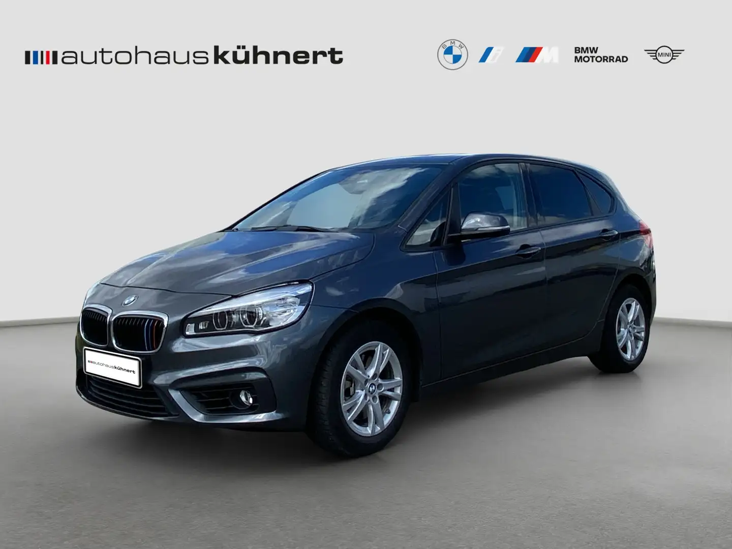 BMW 218 i Active Tourer LED PanoSD AHK Navi Scheckheftg. Grau - 1