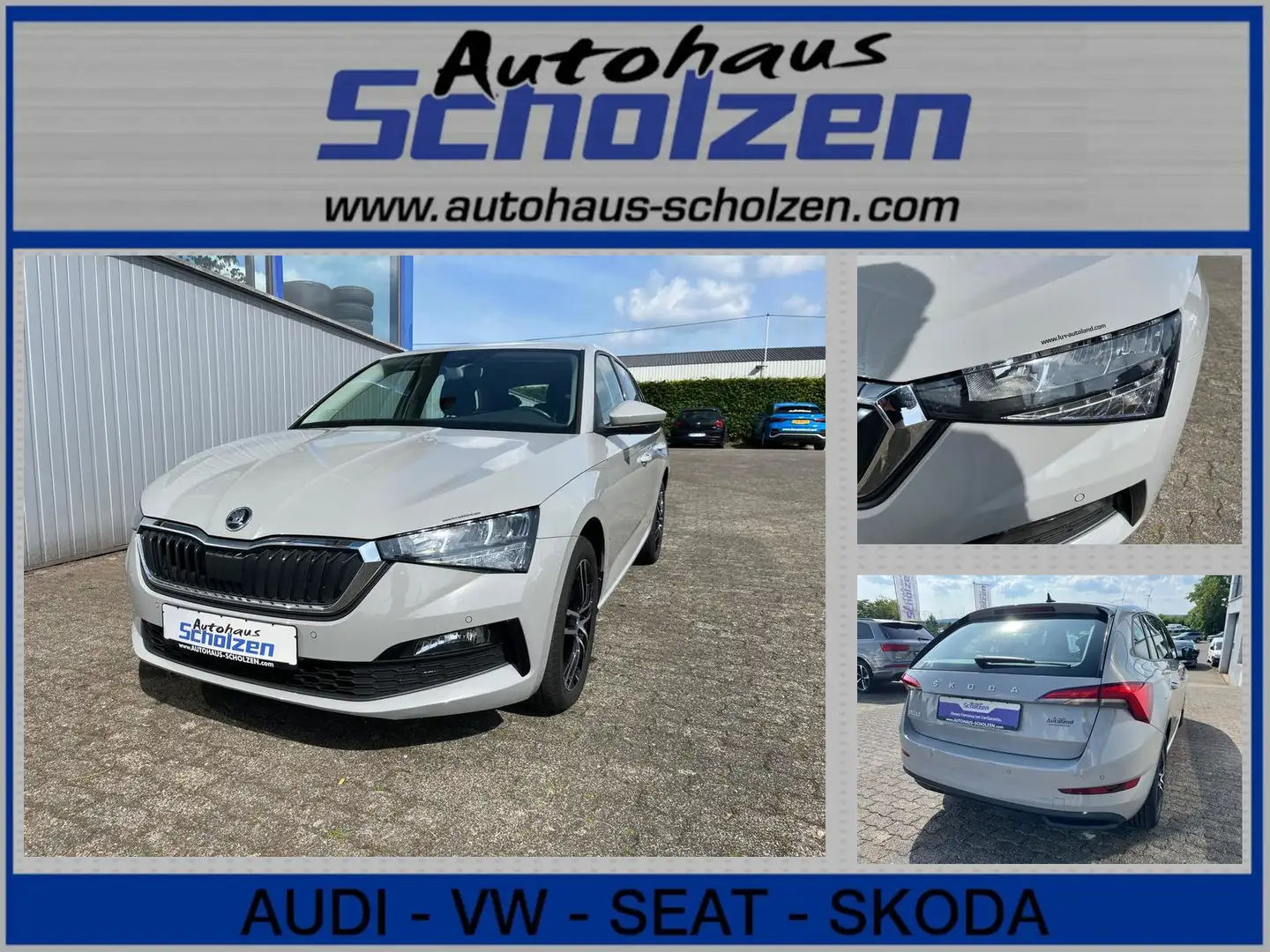 Skoda Scala 1.5 TSI STYLE APP SHZ MFL LED Gris - 1