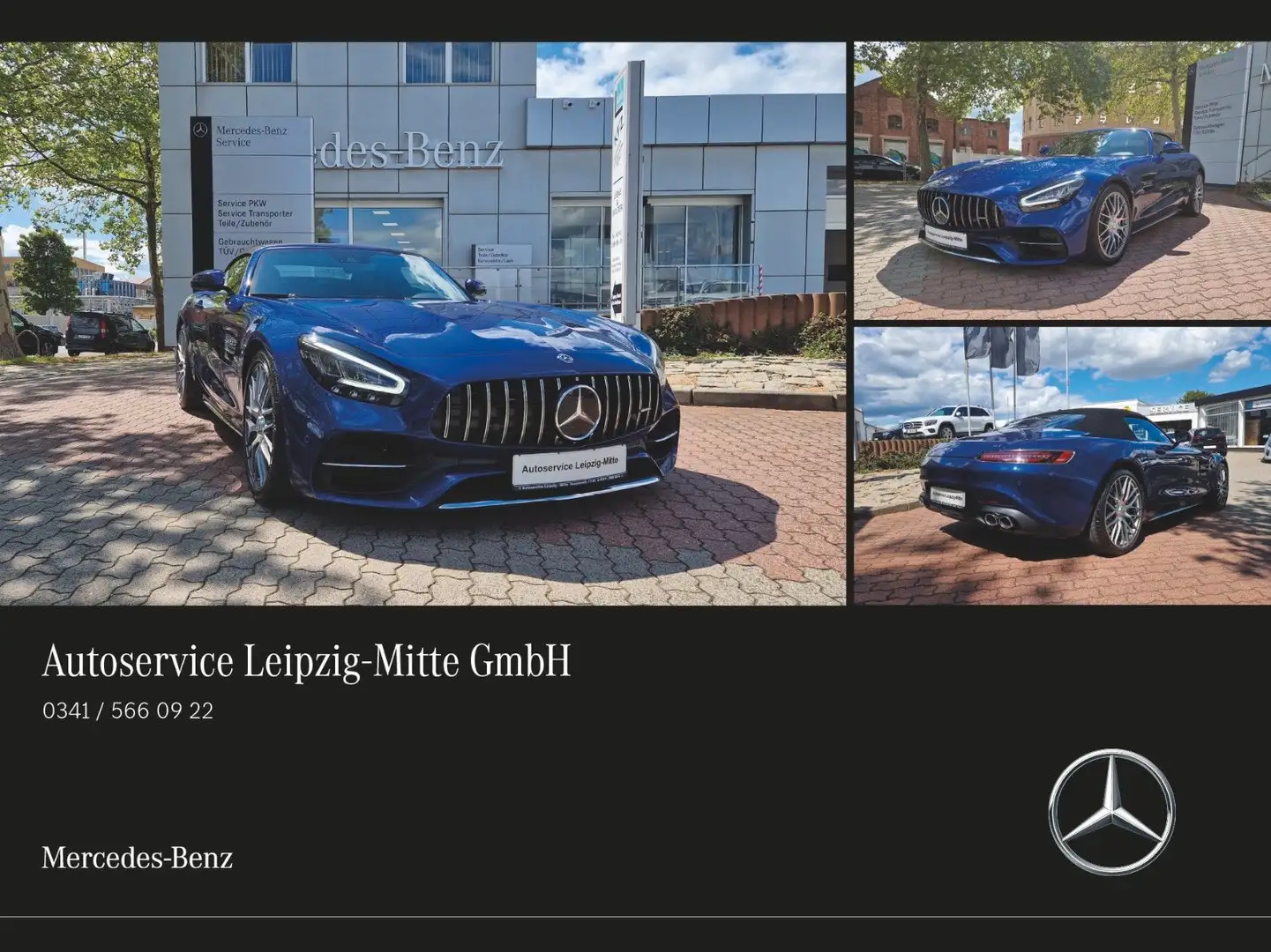 Mercedes-Benz AMG GT Roadster/BURMESTER/DIGITAL/MEMORY Bleu - 1