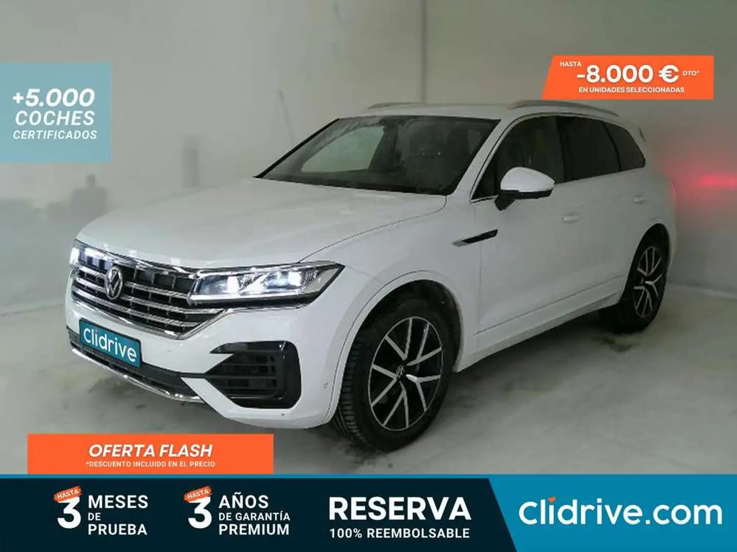 Volkswagen Touareg Prem Eleg 3.0 V6 TDI 210kW Tip 4M Blanco - 1