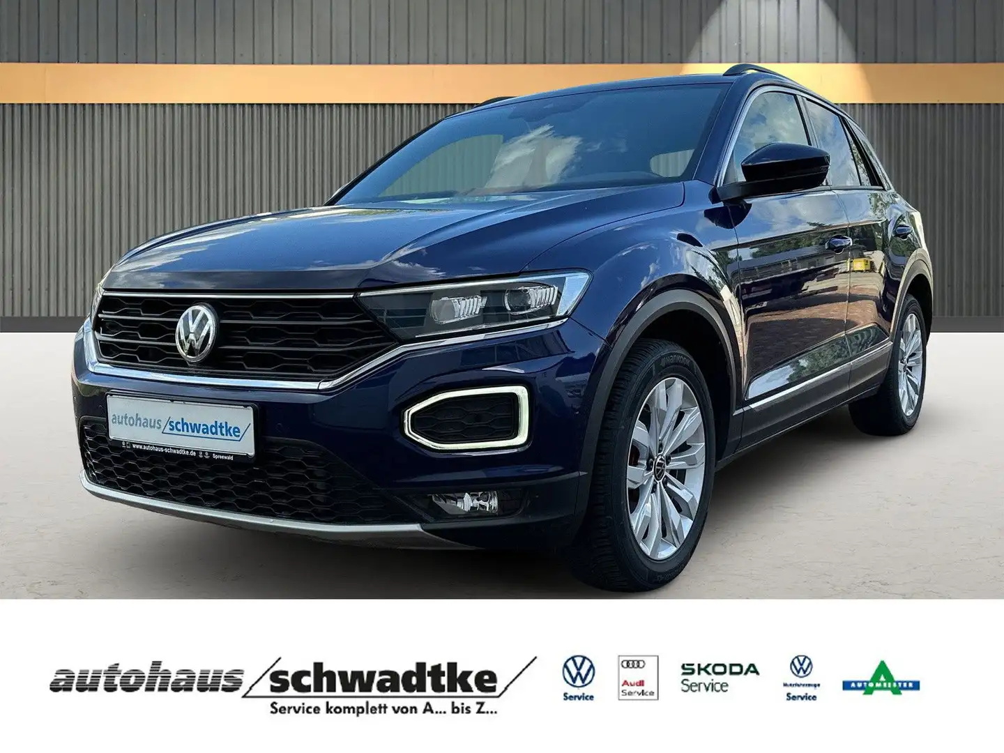 Volkswagen T-Roc Sport 4Motion Heckklappe el., Panoramadach Bleu - 1