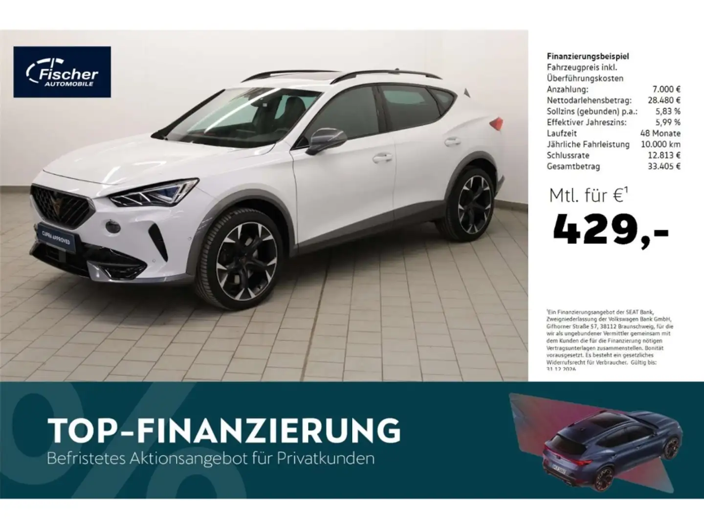 CUPRA Formentor 2.0 TSI 4Drive VZ Weiß - 1