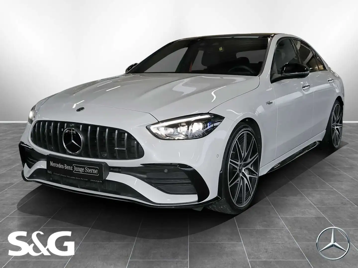 Mercedes-Benz C 43 AMG 4M HEADUP+DISTRONIC+MEMORY+360°+LED+20" Blanc - 1