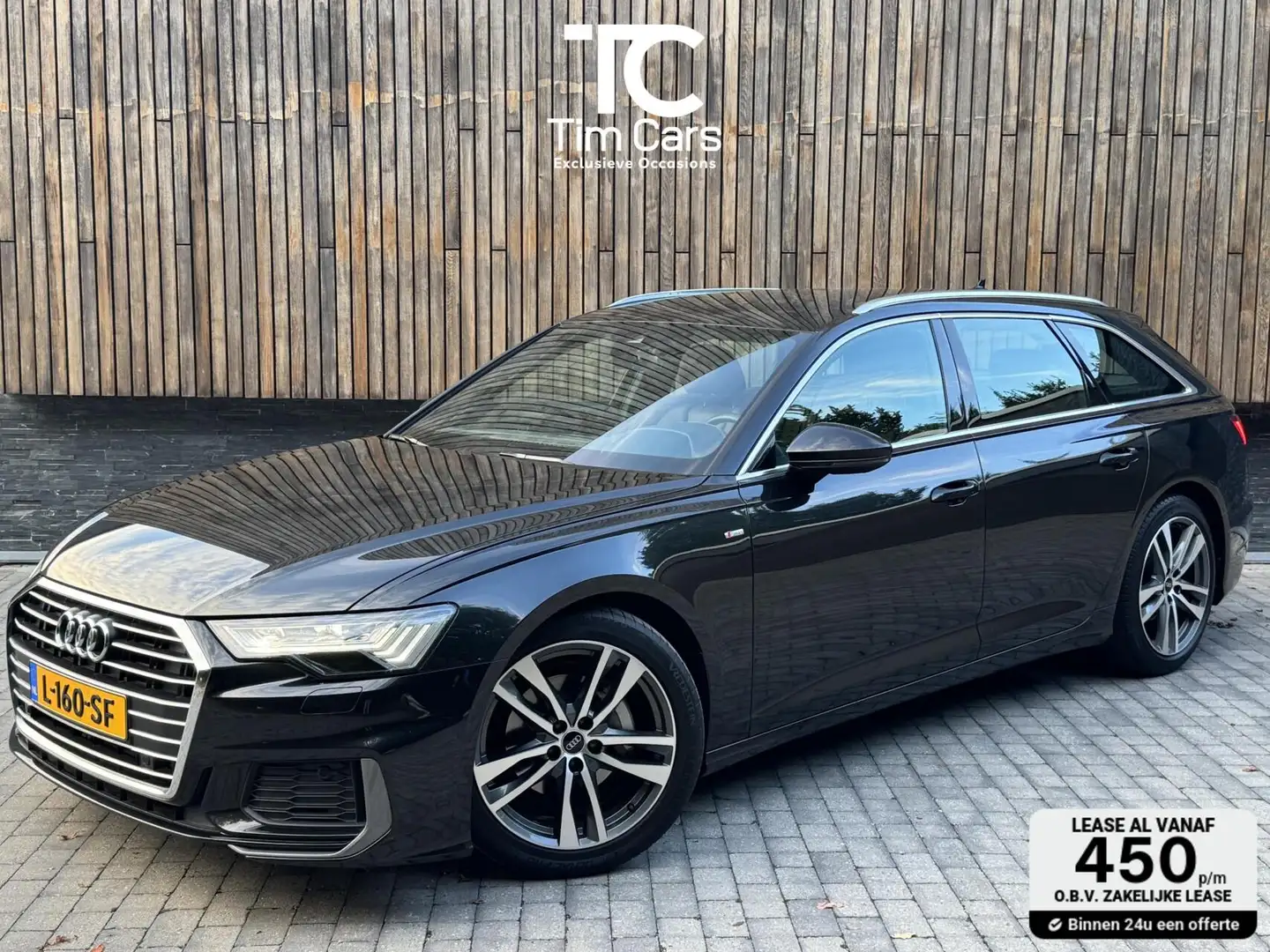 Audi A6 Avant 40 TFSI S edition Automaat | Cognac leren be Grau - 1
