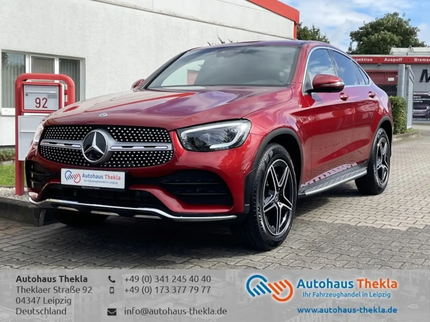 Mercedes-Benz GLC 300 Coupe 4Matic, AMG Line,Burmester,Memory Rouge - 1