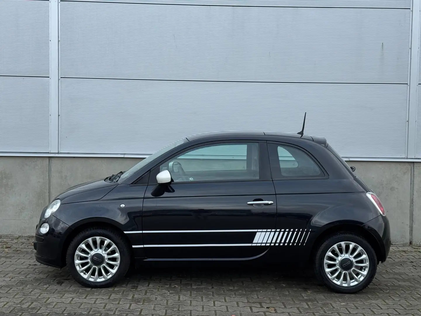 Fiat 500 1.2 Lounge AIRCO|PANO|ELEKT.PAK|LICHTMETAAL|APK| Noir - 2
