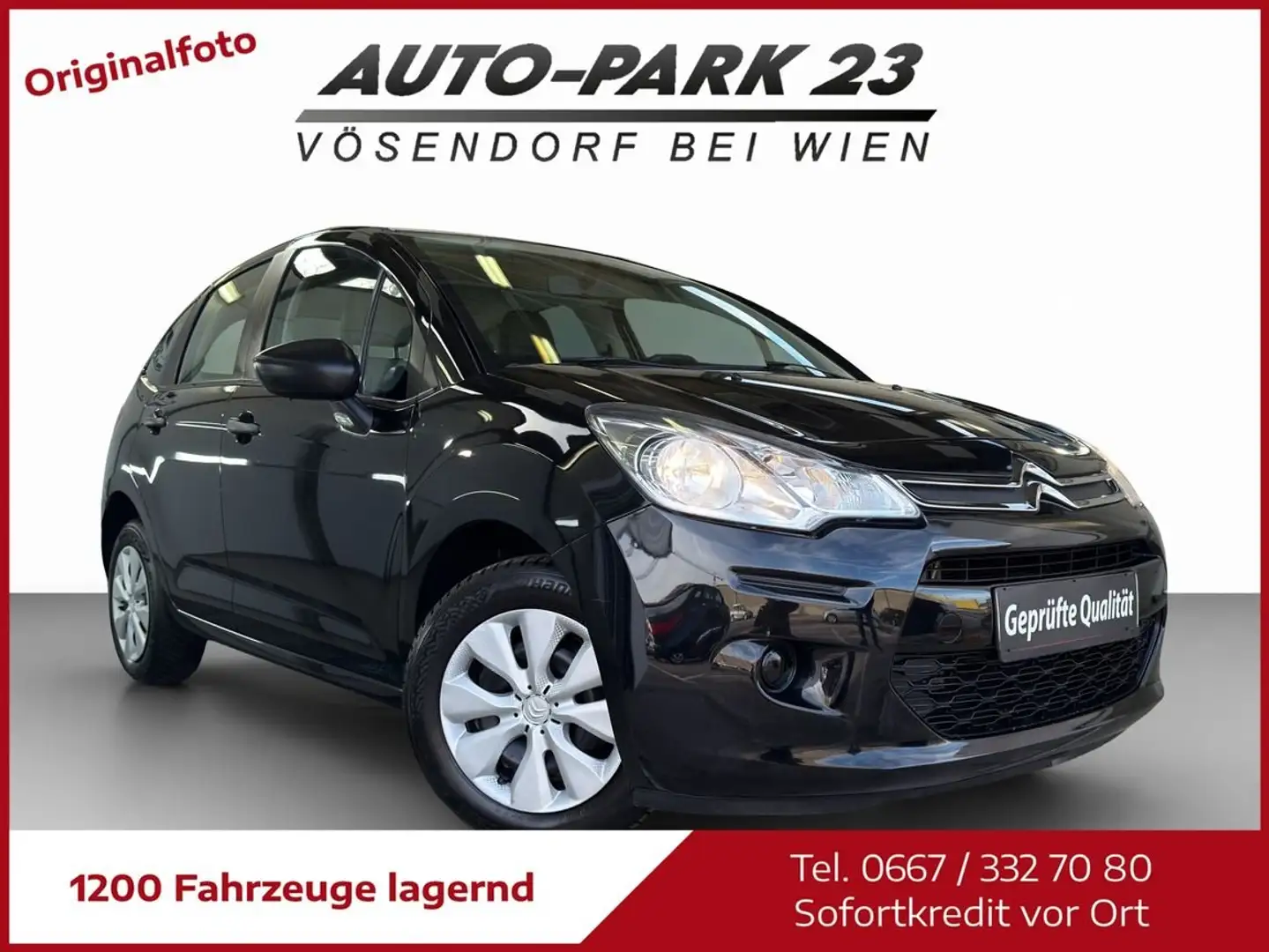 Citroen C3 C3 VTi**NEUES -PICKERL 3/2027*GARANTIE*MOD 2014 Schwarz - 2