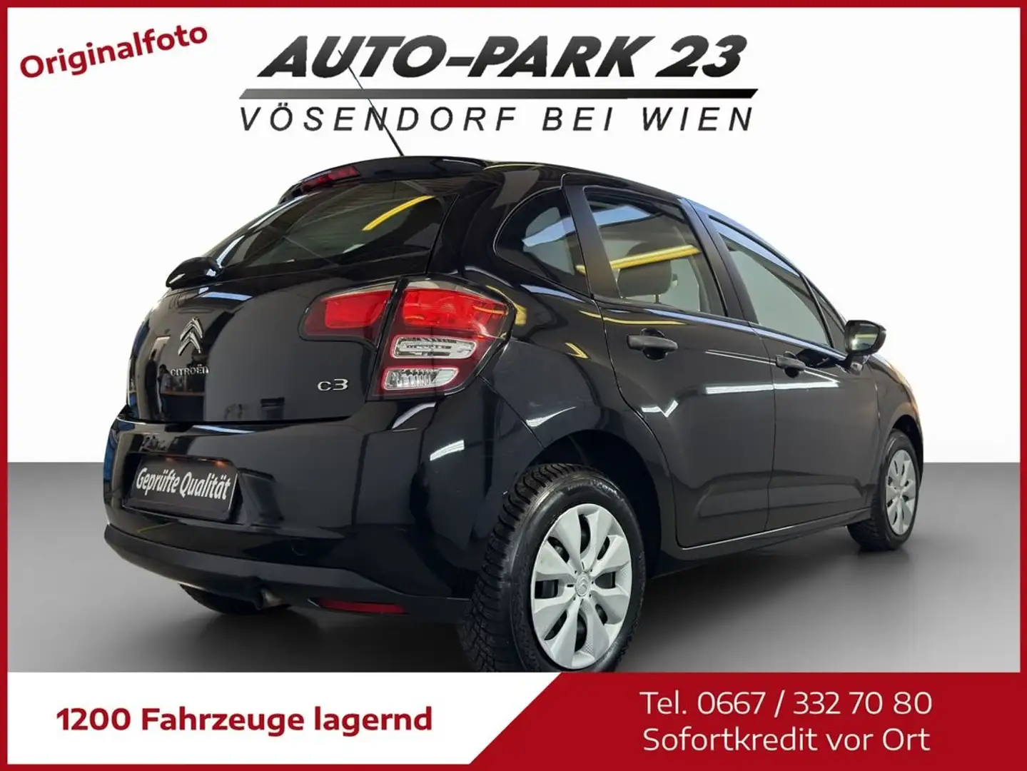 Citroen C3 C3 VTi**NEUES -PICKERL 3/2027*GARANTIE*MOD 2014 Schwarz - 1