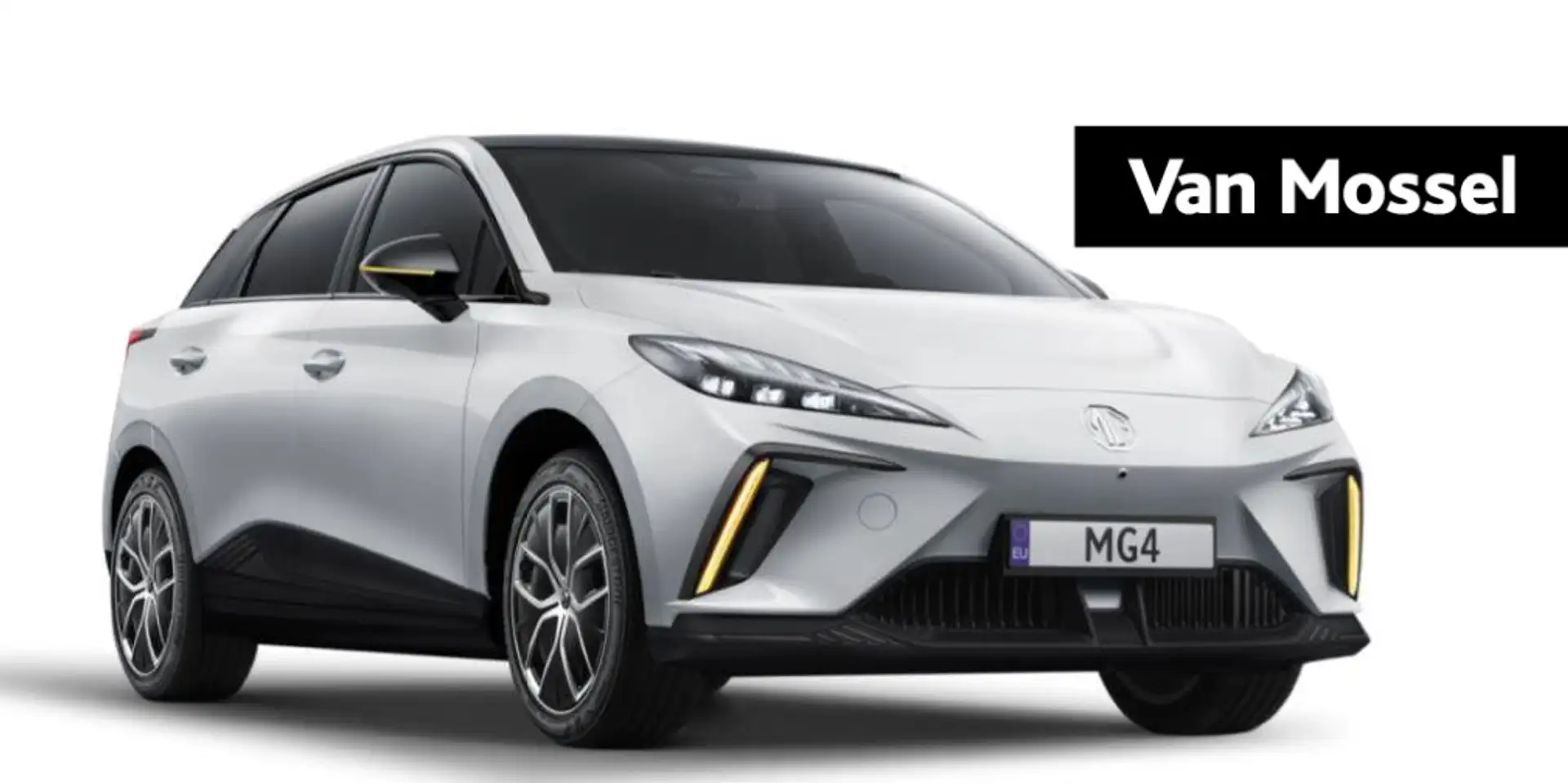 MG MG4 Electric Trophy Extended Range 77 kWh VOORRAAD VOO Zilver - 1