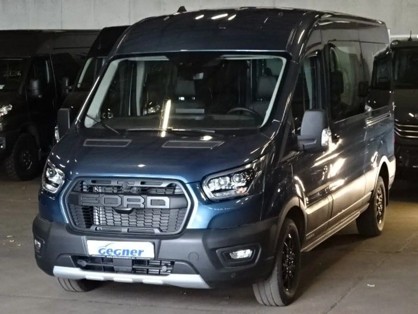 Ford Transit 350L3H2 Kombi Trail 4x4 Navi AHK Stndhz Azul - 2