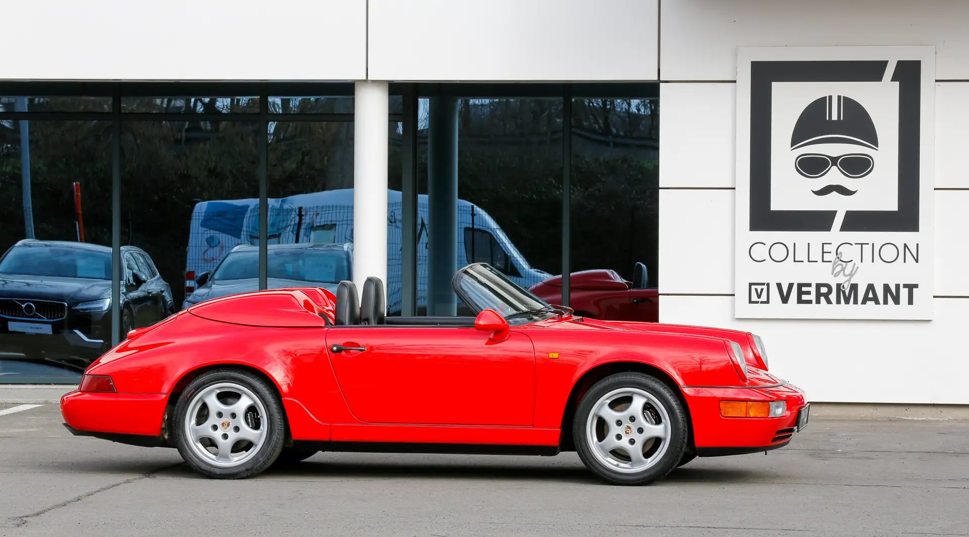 Porsche 964 Speedster - RARE RHD - 1/14 ex - Original paint Rouge - 2