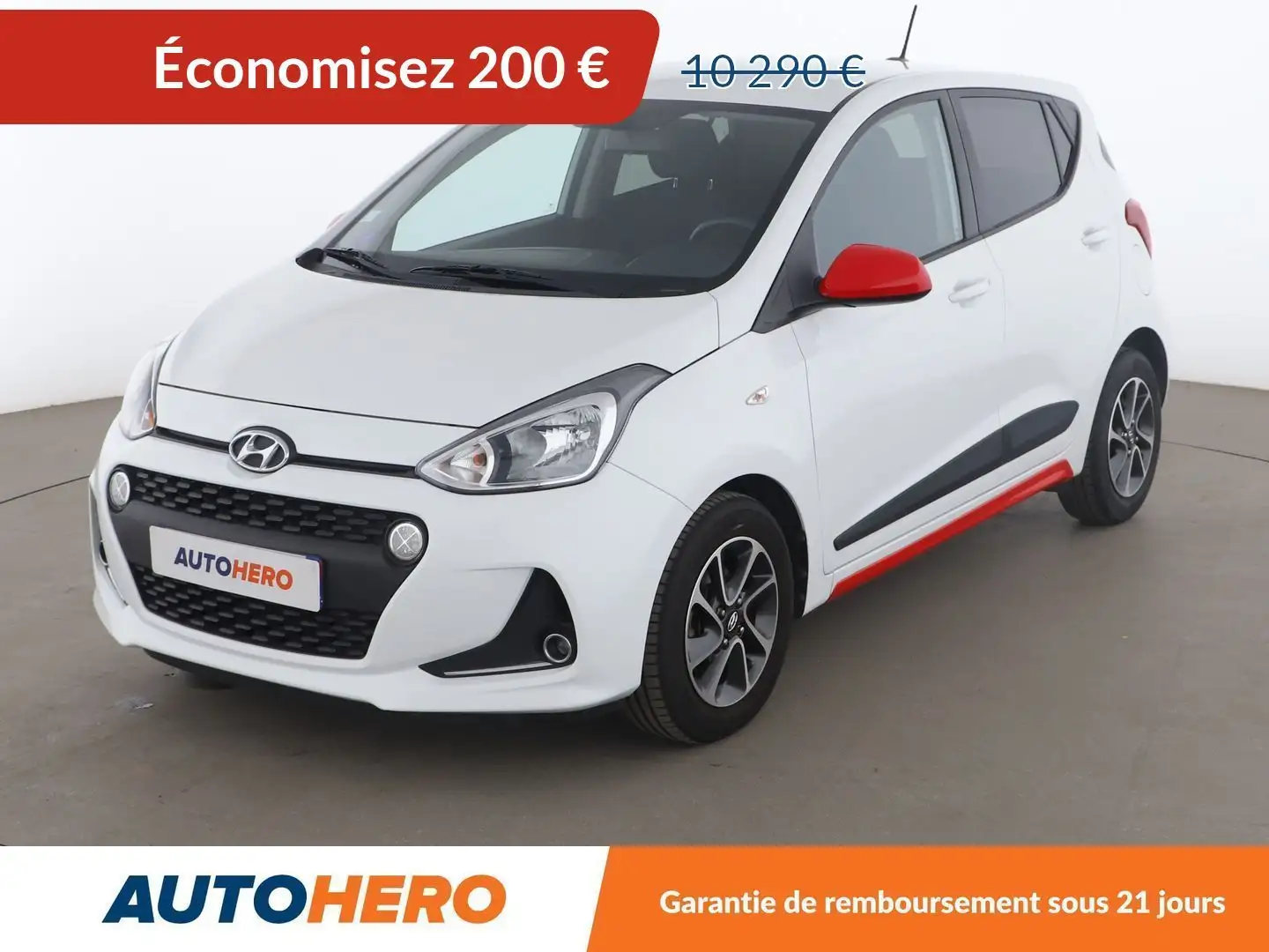 Hyundai i10 1.2 Edition #Mondial 2019 Blanc - 1