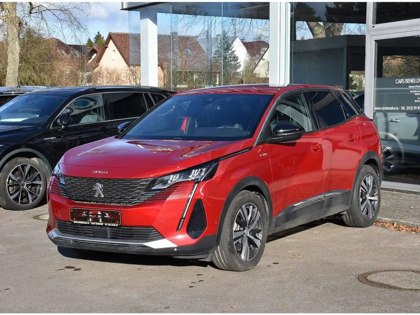 Peugeot 3008 1.6 Hybrid PHEV 224 Allure e-EAT8 LANE SIDE CAM Rouge - 2