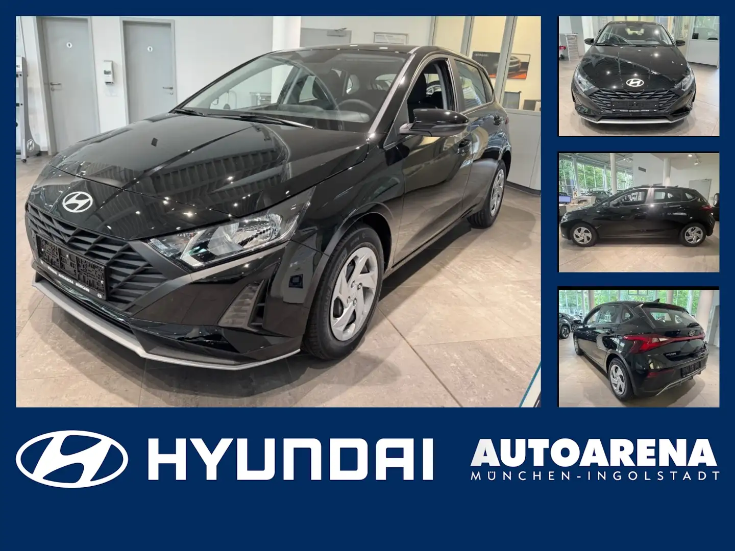 Hyundai i20 1.2 Select DynLicht Facelift Kam. PDC Noir - 1