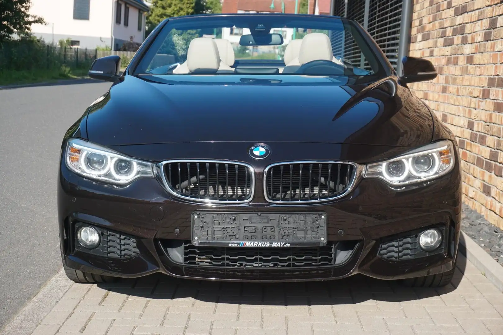 BMW 430 dA Cabrio M Sport NaviProf Indiv Leder 20 Alu Braun - 2