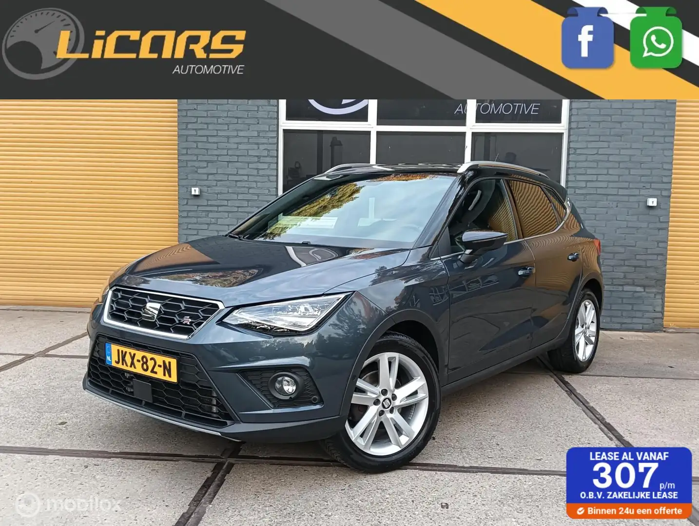 SEAT Arona 1.0 TSI 115pk FR adaptive/camera/all-season/leder/ Grijs - 1
