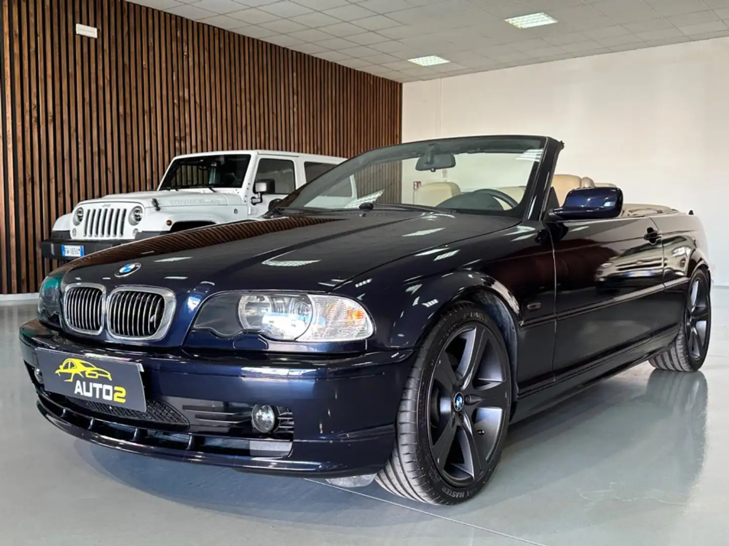 BMW 320 CABRIO*PELLE TOTALE*GPL NUIVO*RESTAURO COMPLETO Blu/Azzurro - 1