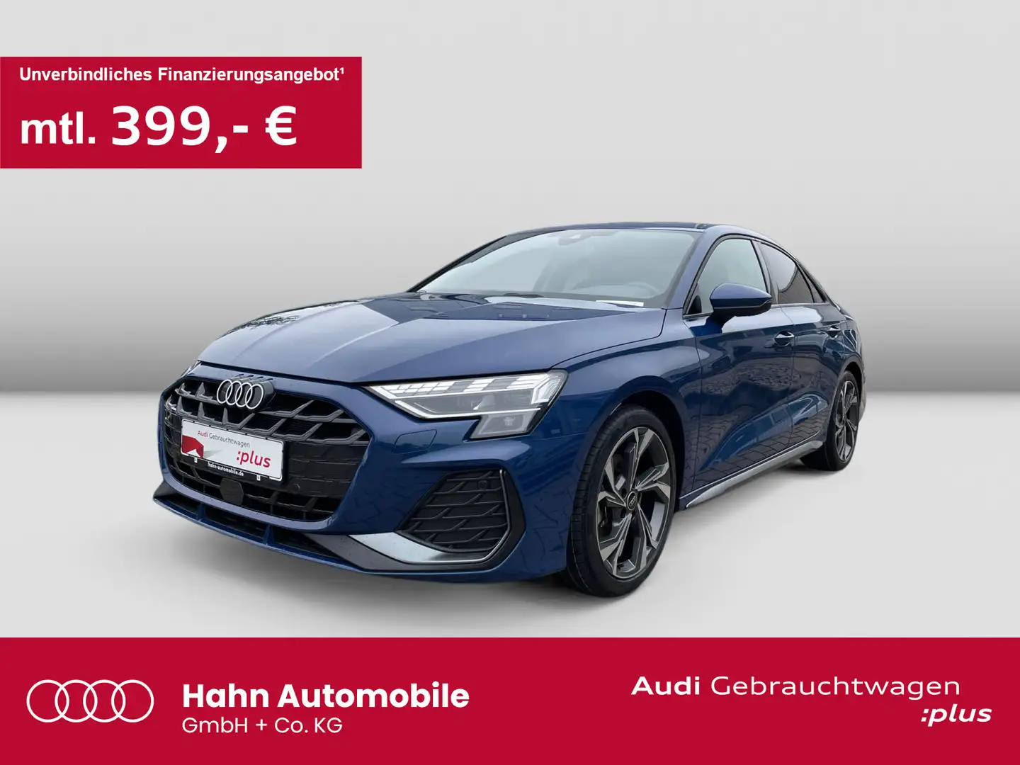 Audi A3 35 TFSI  6-Gang S line LED Navi AHK Bleu - 1