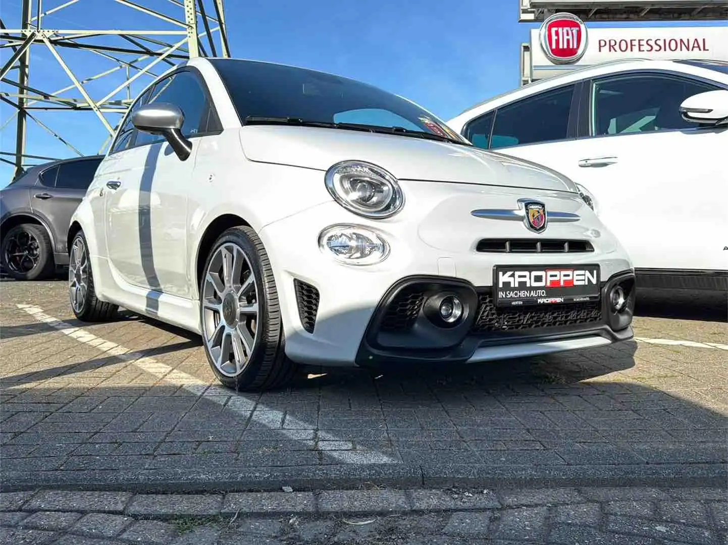 Abarth 595 Turismo schwarzes Leder Navi Android Carplay Gri - 2