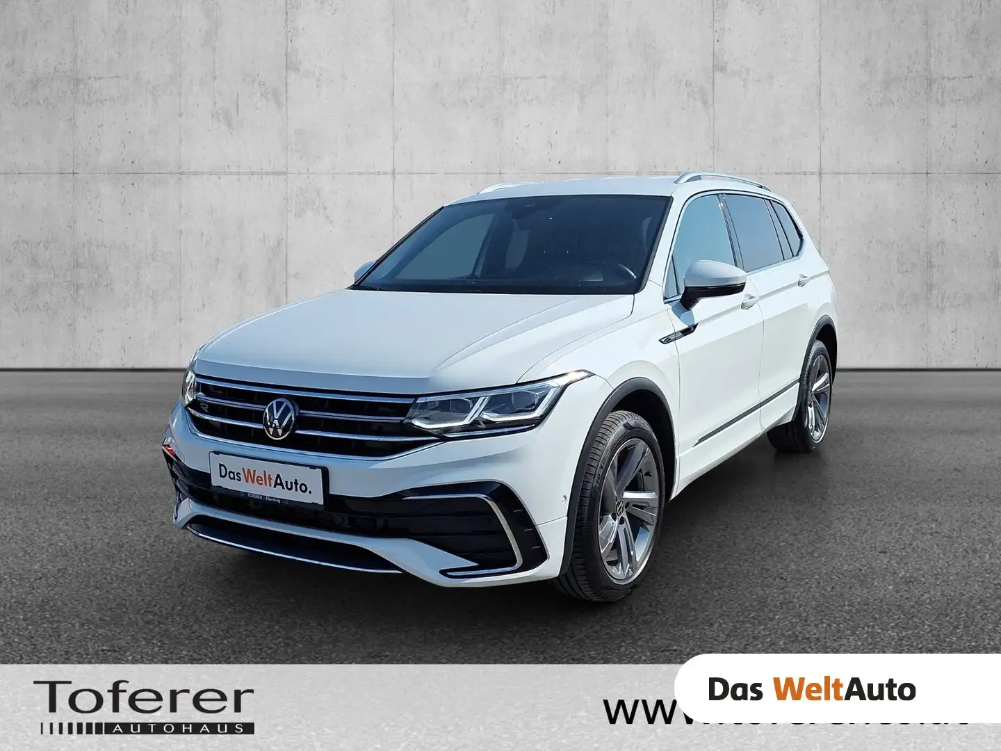 Volkswagen Tiguan Allspace R-Line TSI DSG Weiß - 1