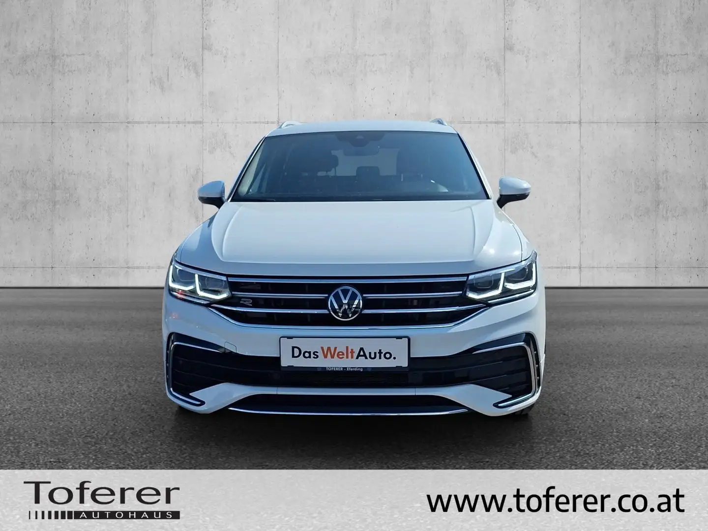 Volkswagen Tiguan Allspace R-Line TSI DSG Weiß - 2