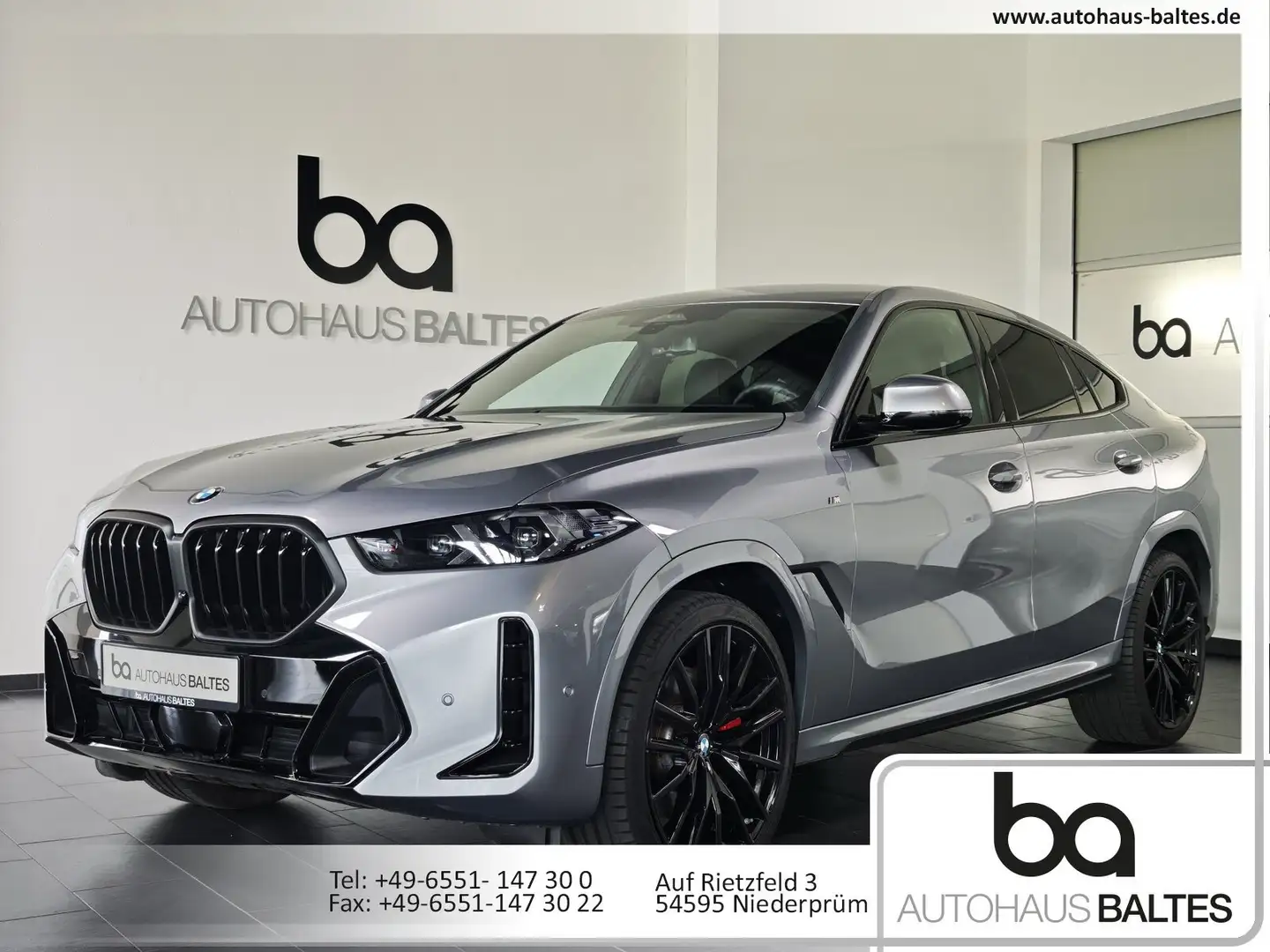 BMW X6 X6 30d xDrive M Sport Pro 22"/Pano/HK/Luft/AHK Gris - 1