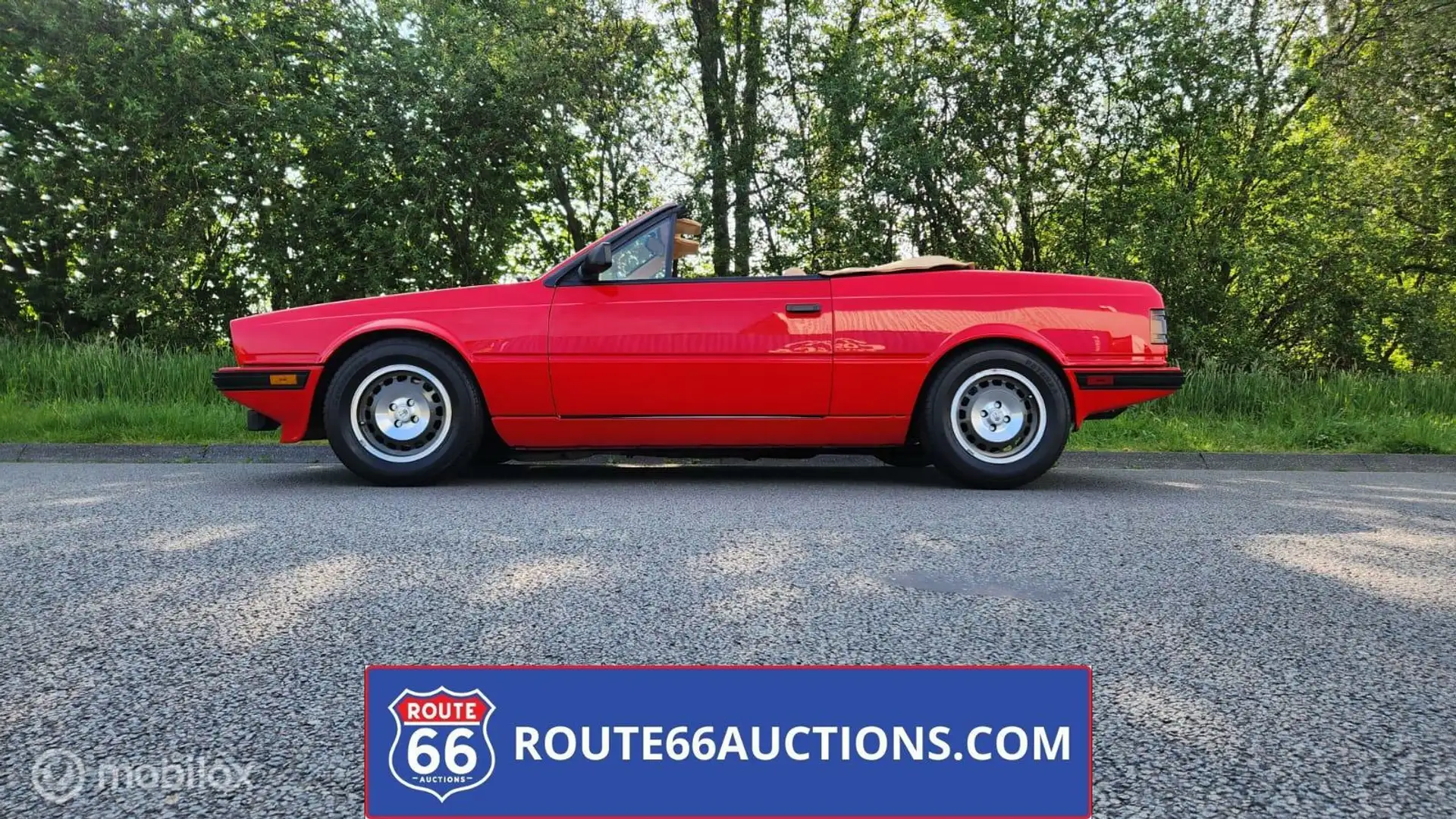 Maserati Biturbo cabriolet 1987 | Route 66 Auctions Red - 2