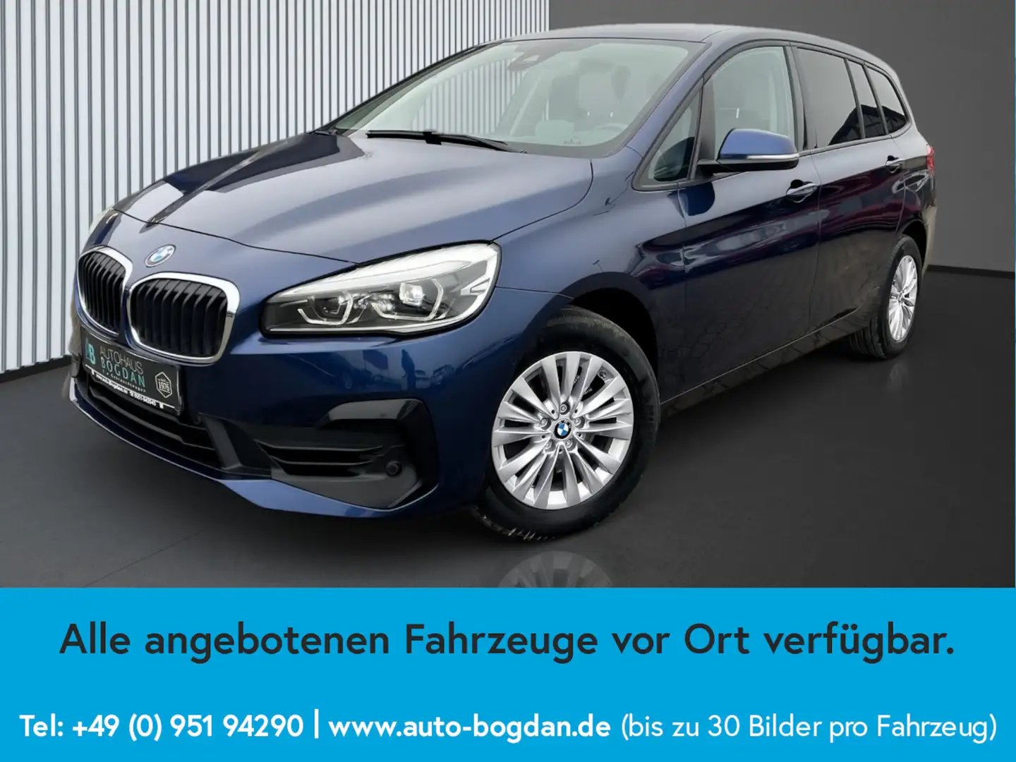 BMW 218 Advantage 7-Sitzer*LED*Navi*SHZ*1.Hand Bleu - 2