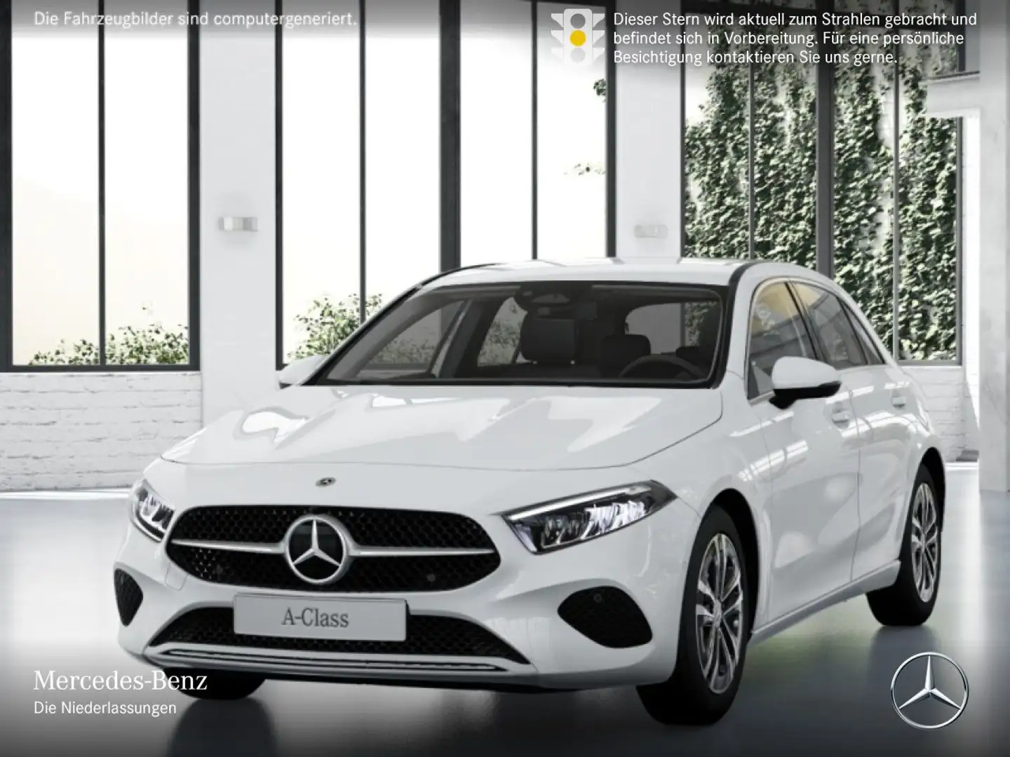 Mercedes-Benz A 180 d PROGRESSIVE+LED+KAMERA+8G Weiß - 2