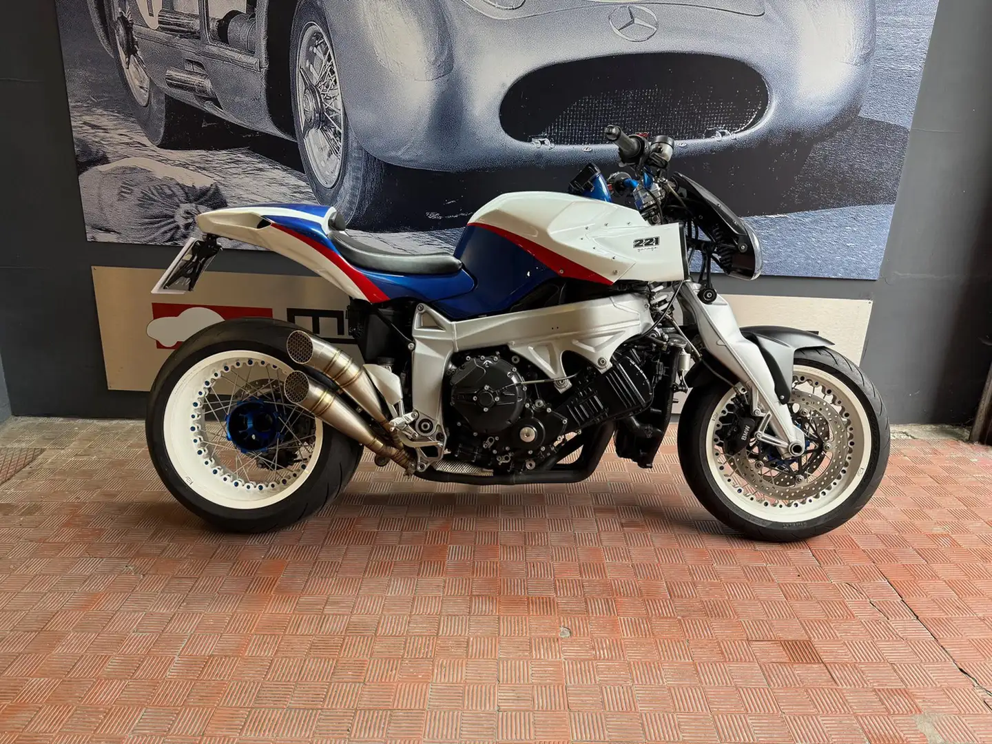BMW K 1200 S DIAMANTE GARAGE 221 UNICA Bianco - 2