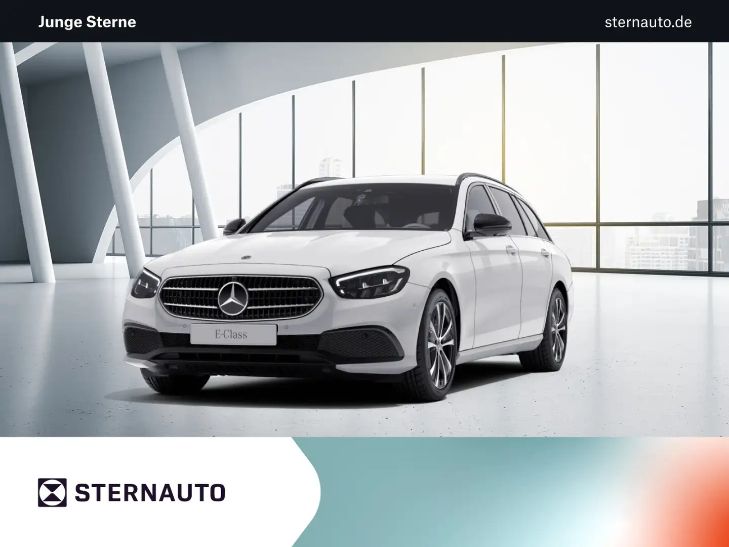 Mercedes-Benz E 300 E 300 e T Ava 360Kam Nightp Servoschließen Weiß - 1