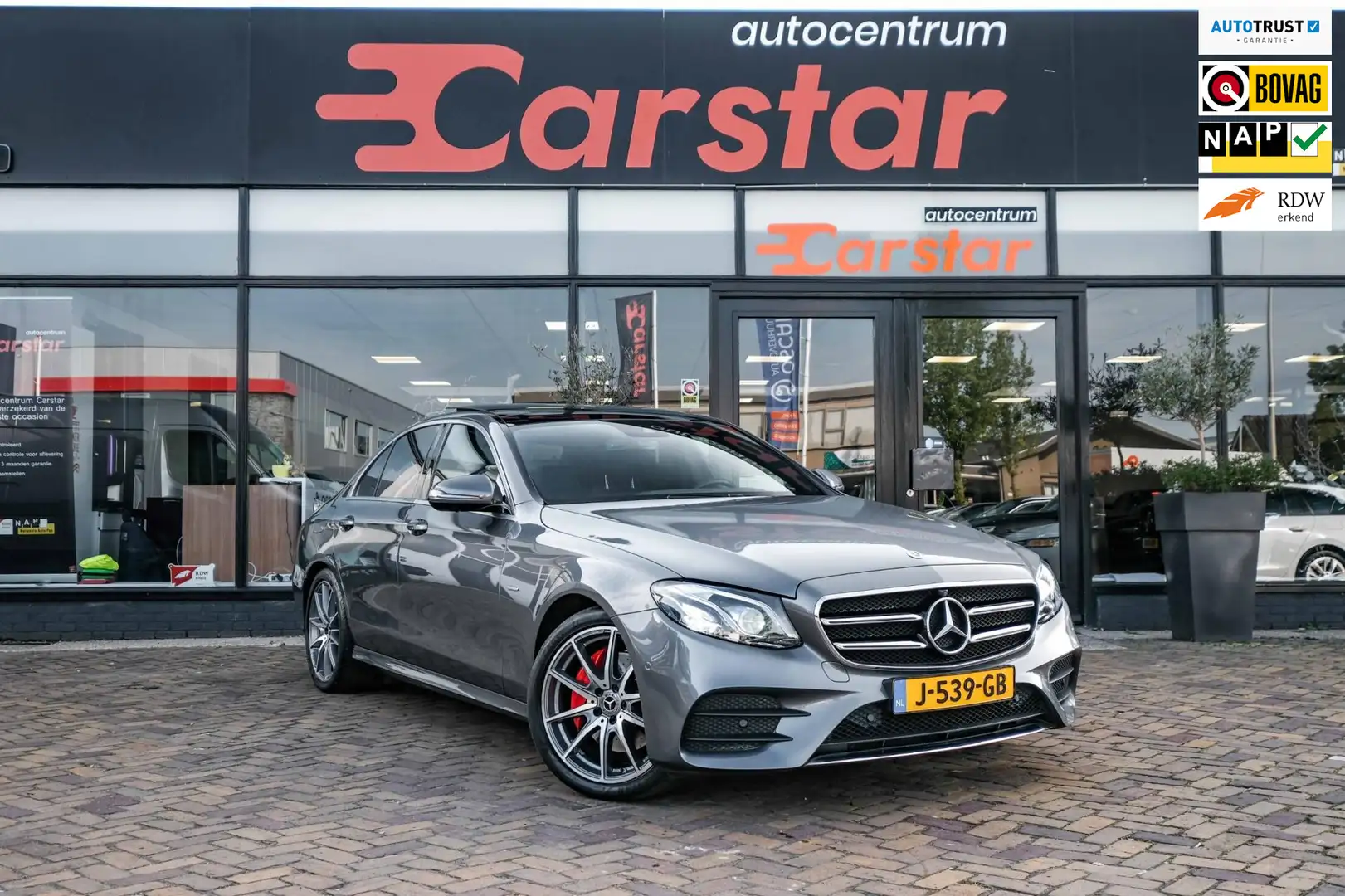 Mercedes-Benz E 200 Business Solution Sport|Pano|Memory|Leder|Sfeerv Šedá - 1