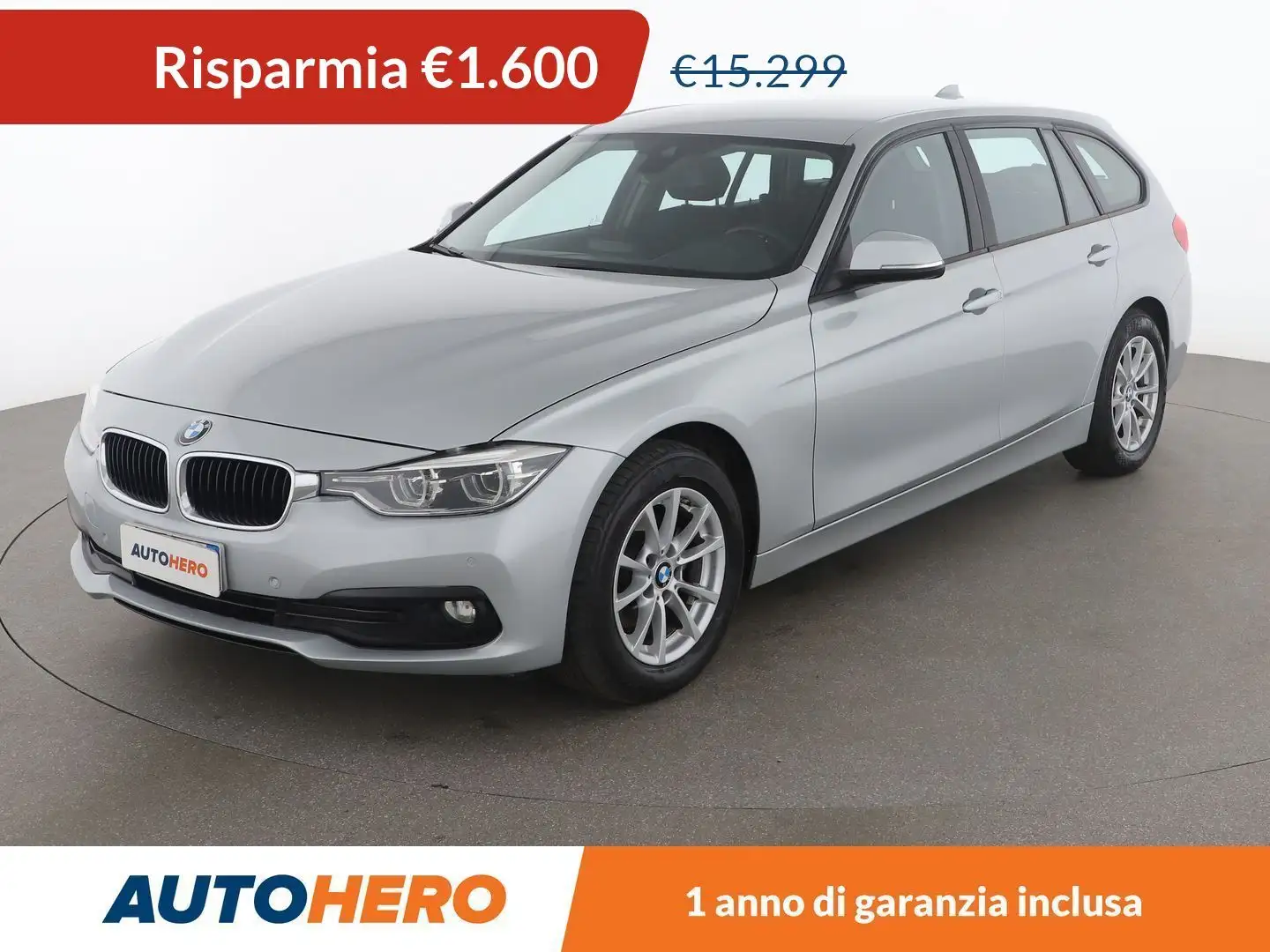 BMW 316 316d Business Advantage aut Argento - 1