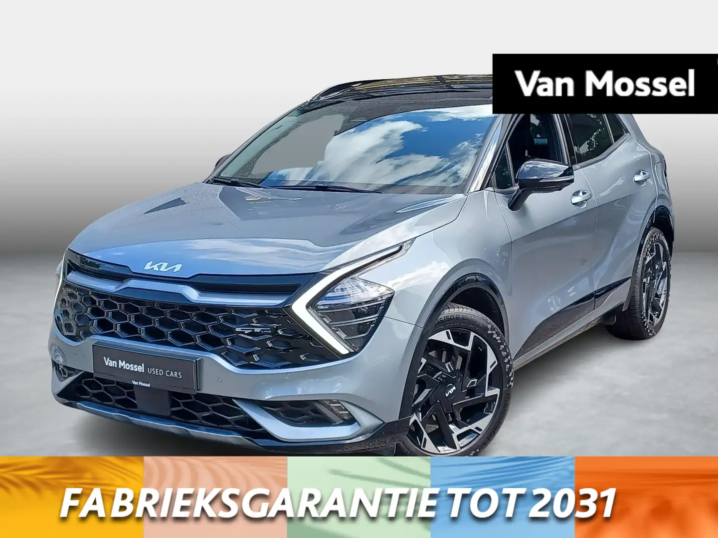 Kia Sportage 1.6 T-GDi 48V 7DCT GT-Line + Premium Pack + Panorm Zwart - 1
