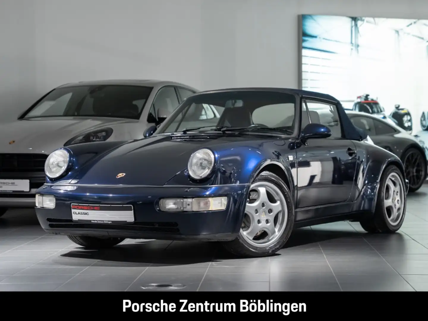 Porsche 964 911 Carrera 2 Cabriolet Turbo Look Blau - 1
