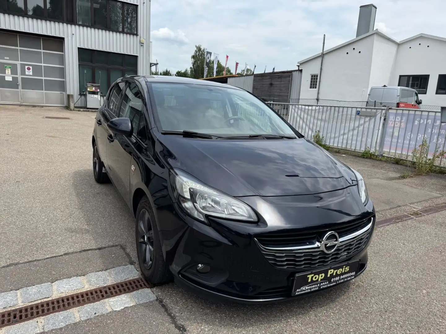 Opel Corsa E 1,4 16V 120 Jahre ecoFlex Tüv neu 1 hand Blau - 2