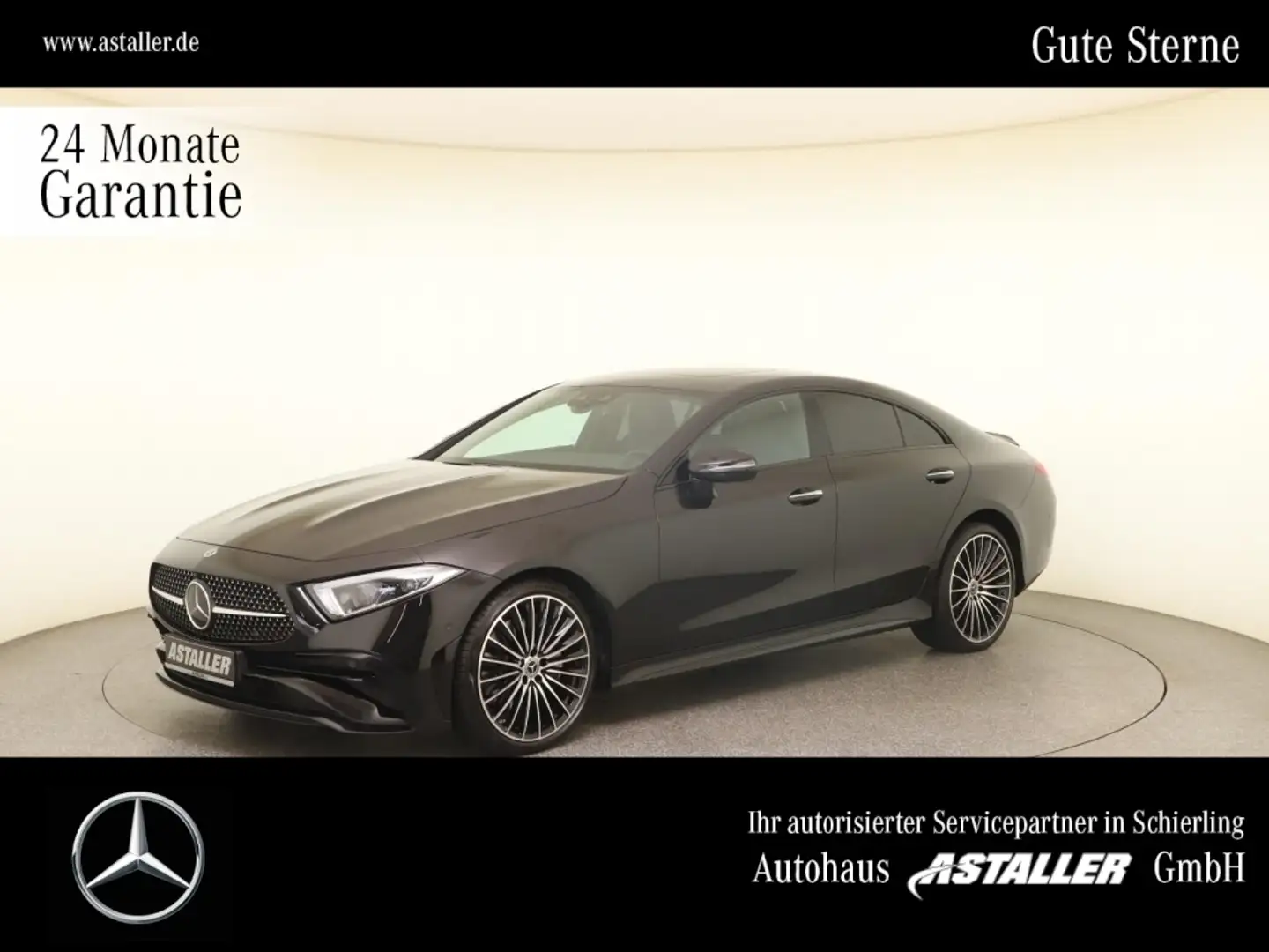 Mercedes-Benz CLS 400 d 4M AMG Line 2x Night+Distron+Sitzklima Schwarz - 1