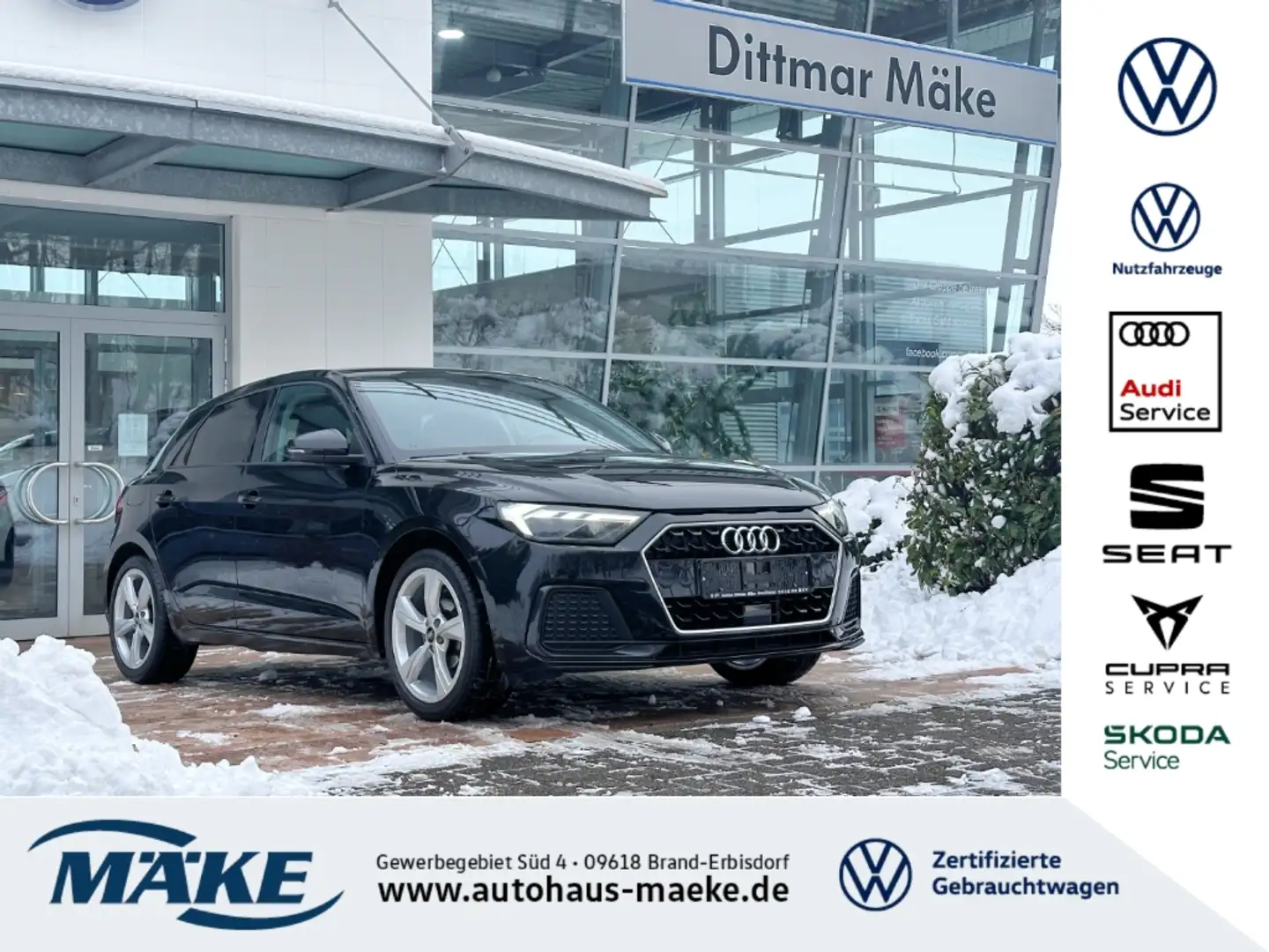 Audi A1 Sportback 25 TFSI ''advanced'' LED Navi Keyless Schwarz - 1