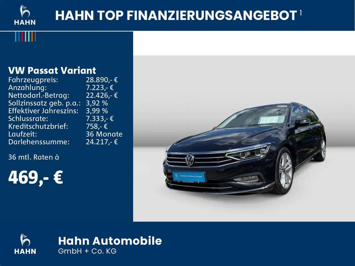 Volkswagen Passat Variant Elegance 2.0TSI DSG AREA LED NAVI Schwarz - 2