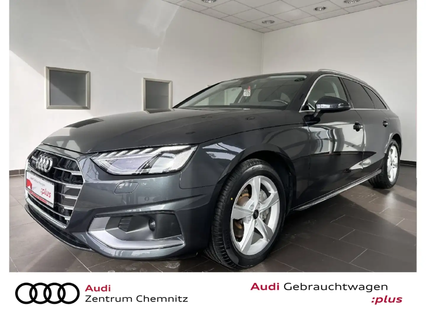 Audi A4 Avant 40 TDI S tr. qu. AHZV+MATRIX+NAVI PLUS Grau - 1