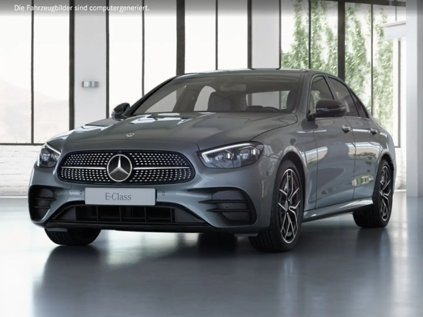 Mercedes-Benz E 400 d 4M AMG 360° Multibeam AHK Memory MBUX Highend Gris - 1