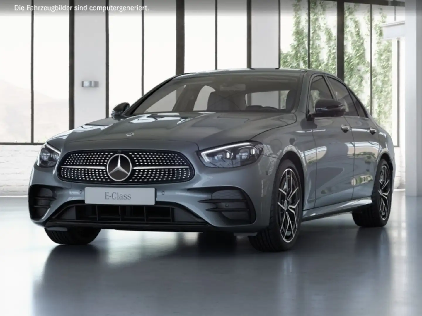 Mercedes-Benz E 400 d 4MATIC Limousine 360 4xSHZ AHK AUT Kam. Grau - 1