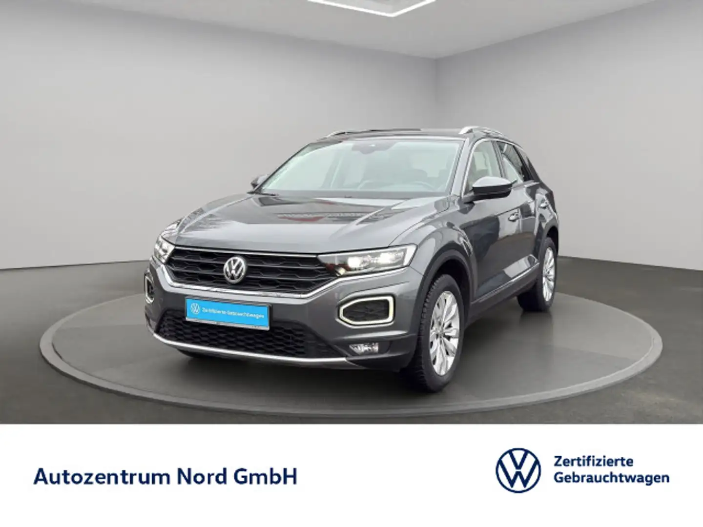 Volkswagen T-Roc 2.0 TDI DSG Sport NAVI+LED+ACC+SPORTSITZE Grau - 1