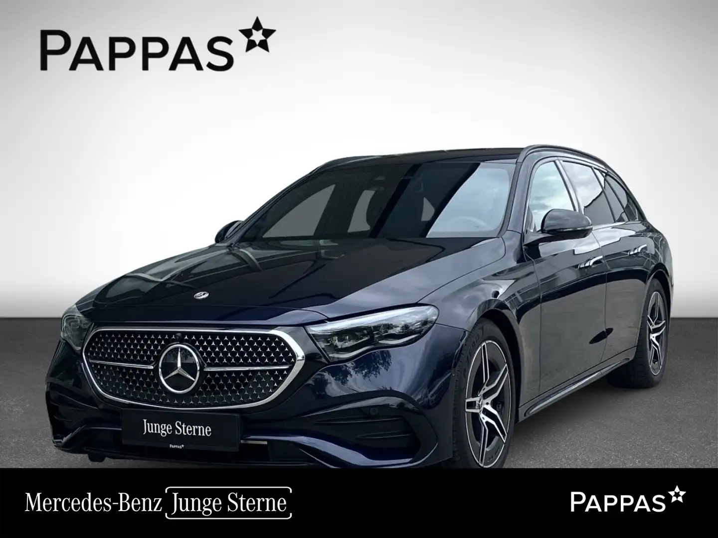Mercedes-Benz E 220 d T-Modell Totw LED Distr PTS Cam AHK SHZ Modrá - 1