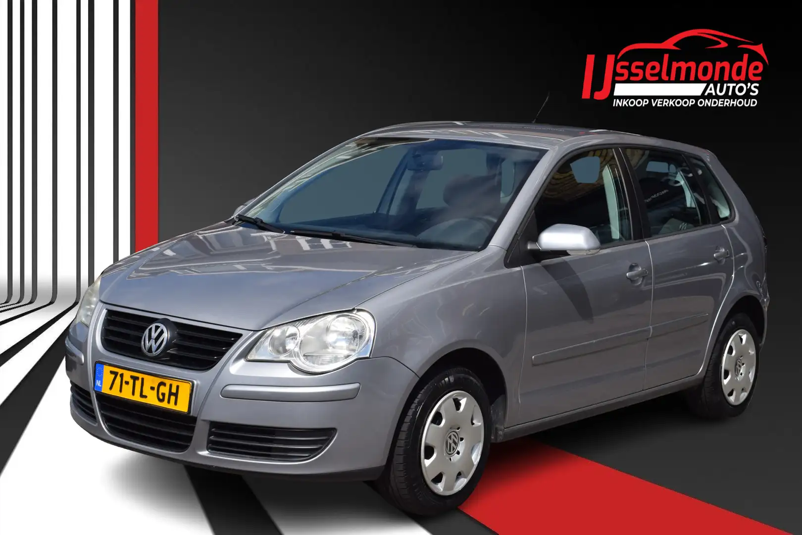 Volkswagen Polo 1.4-16V Optive Automaat NAP Cruise Airco Gris - 1