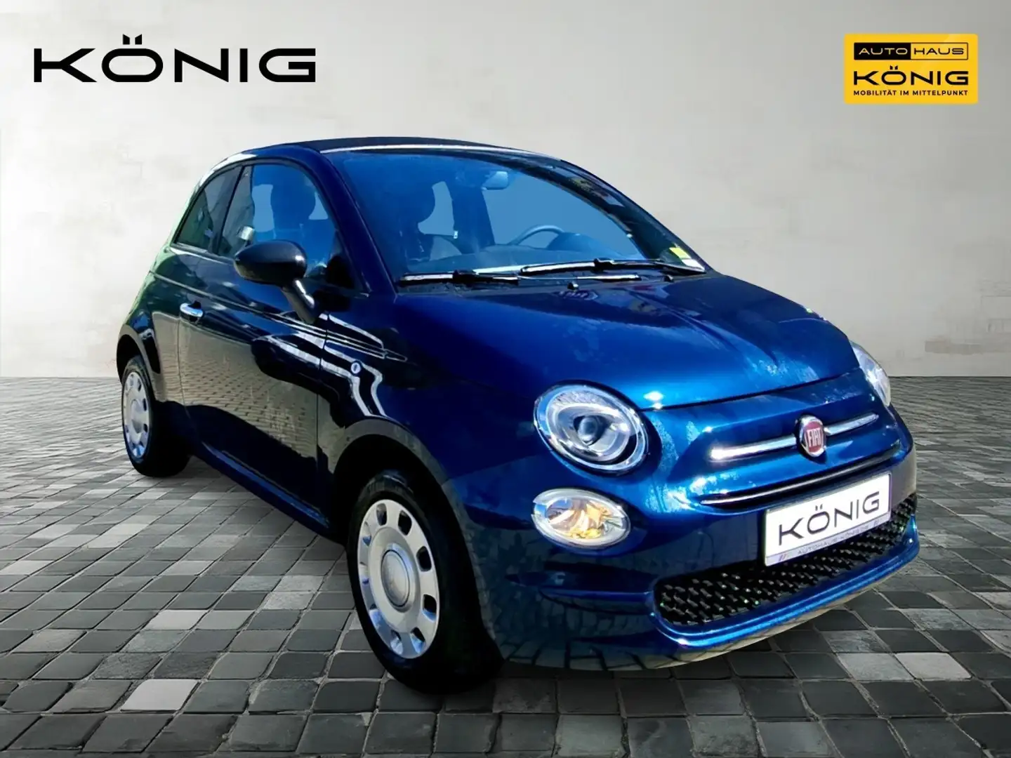 Fiat 500C MY23 Cabrio 1.0 Club *Klima*DAB+*USB Bleu - 2